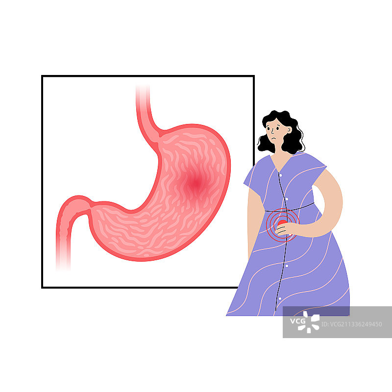 胃部标志概念图片素材