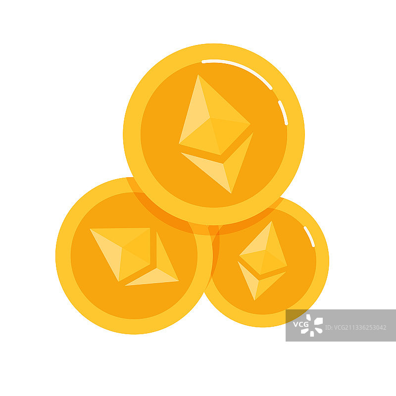 以太坊硬币区块链数字技术图片素材