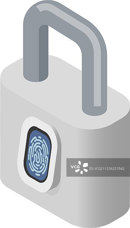 指纹锁生物识别构成图片素材