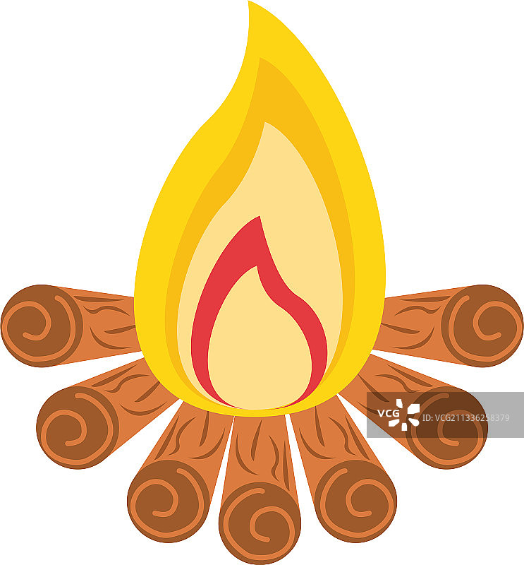 篝火火焰图标图片素材