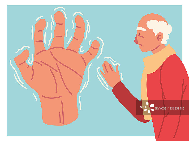 帕金森病患者的震颤图片素材