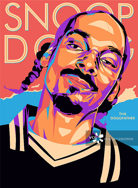 说唱歌手Snoop Dogg专辑图片素材