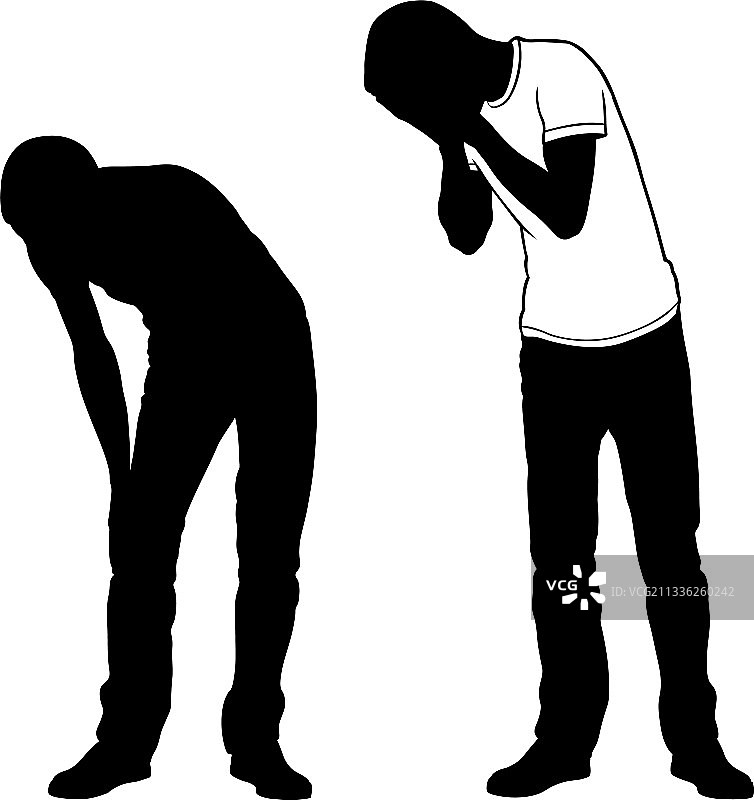 痛苦的男人图片素材