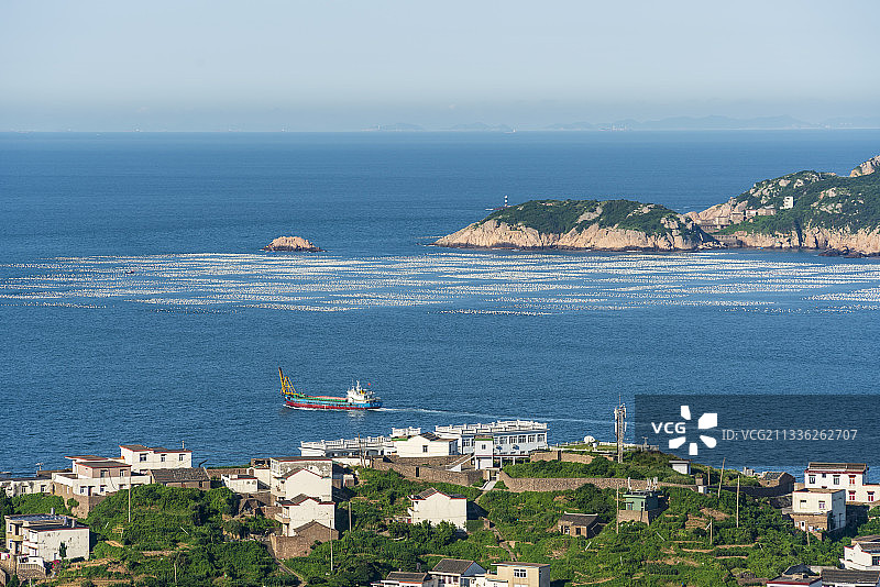 浙江 舟山 枸杞岛风光--贻贝之乡图片素材
