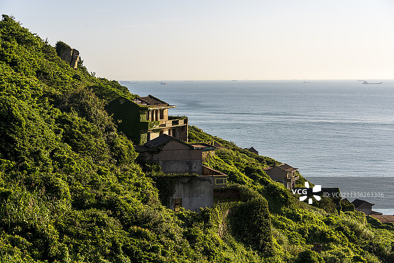 浙江 舟山 枸杞岛风光--清晨无人村图片素材