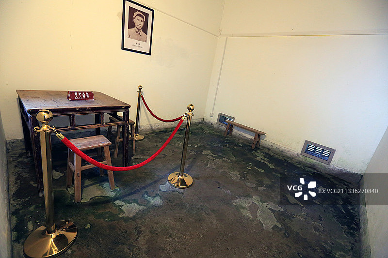 福建龙岩古田会议会址：古田会议期间朱德同志办公室图片素材