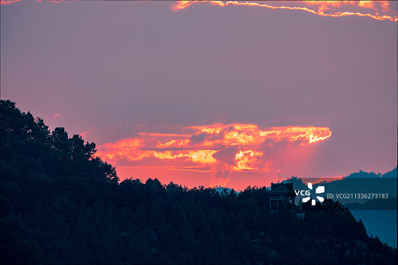 兴隆北山日出图片素材