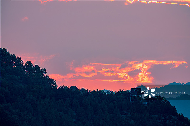 兴隆北山日出图片素材