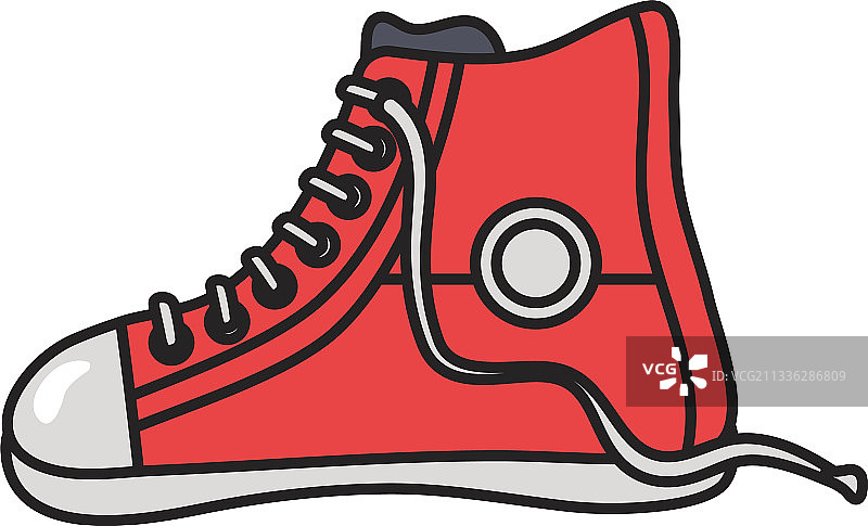 年轻的网球鞋图片素材