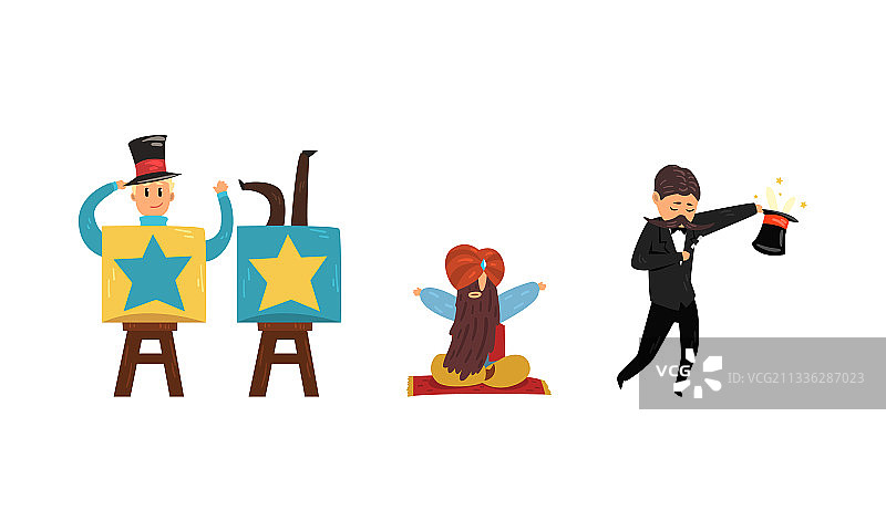 表演魔术的男人图片素材