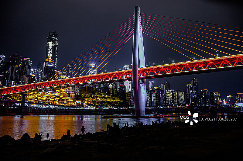 重庆千厮门大桥图片素材