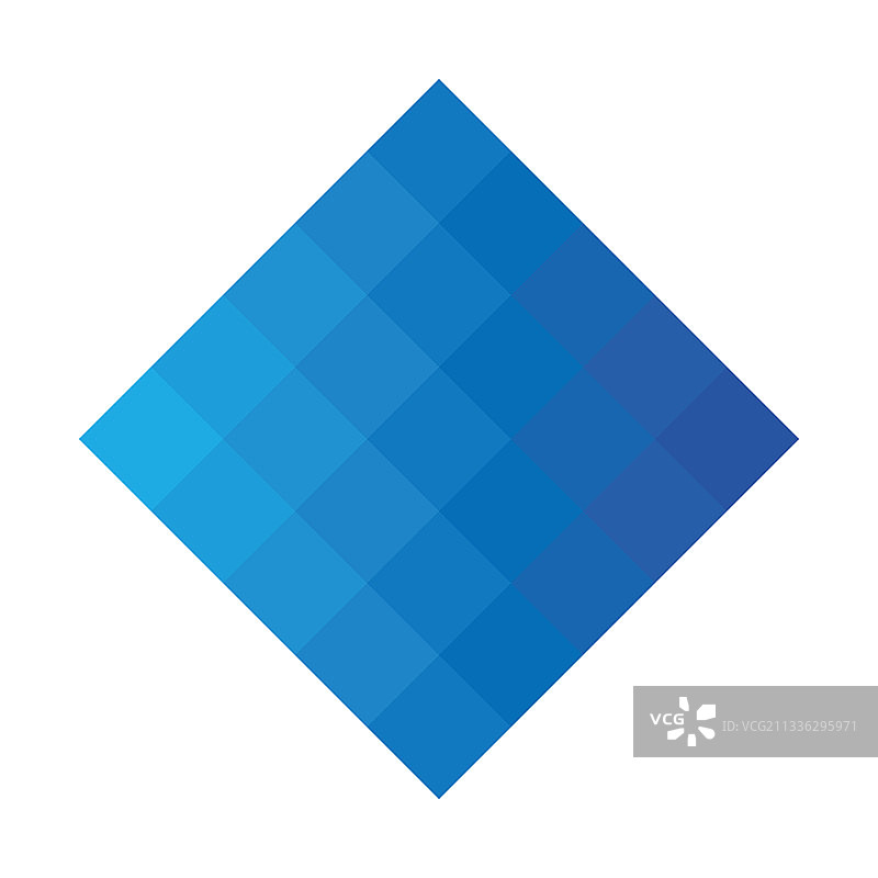 抽象像素化马赛克标志设计图片素材