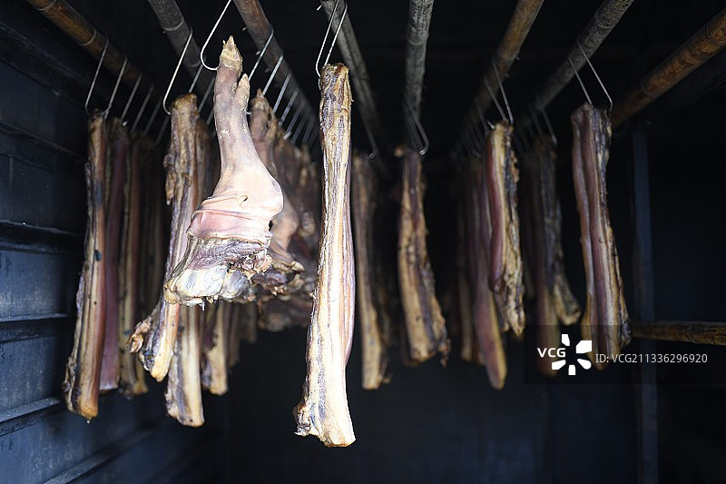 小雪至 腊肉香图片素材