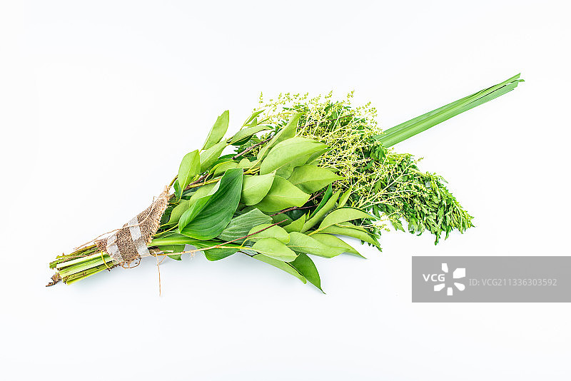 中国端午节门窗悬挂花束艾草菖蒲图片素材