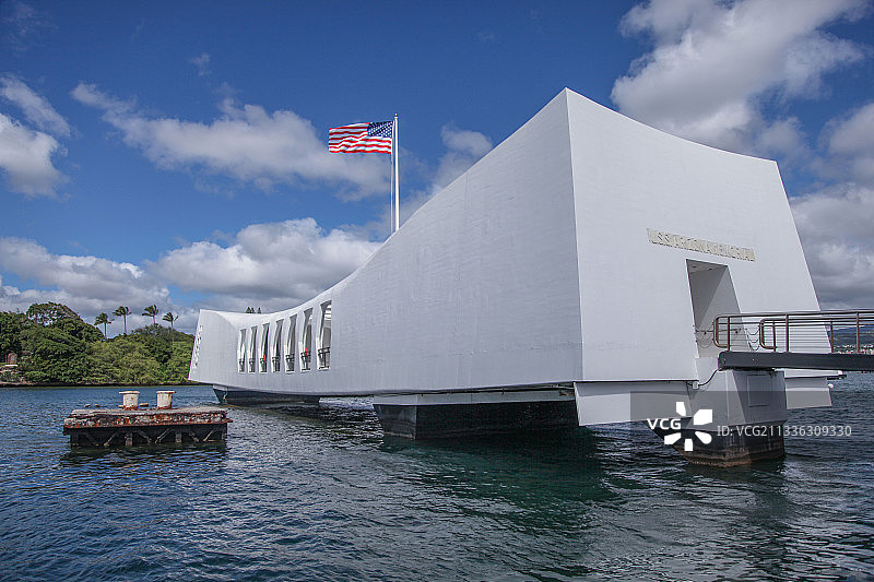 夏威夷珍珠港亚利桑那号Hawai图片素材