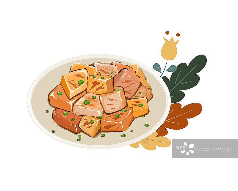 腌制豆腐特写图片素材