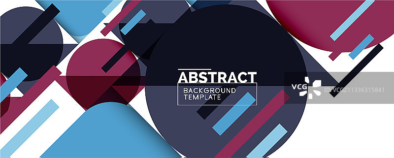 用简洁的几何抽象背景图片素材