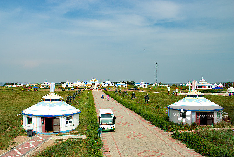 阿木塔蒙古风情岛 大庆图片素材