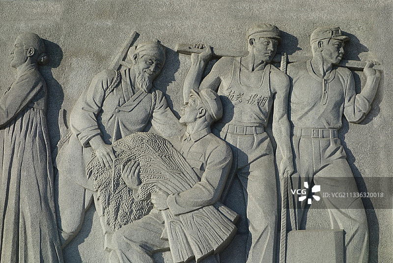 朝鲜开城志愿军烈士墓图片素材