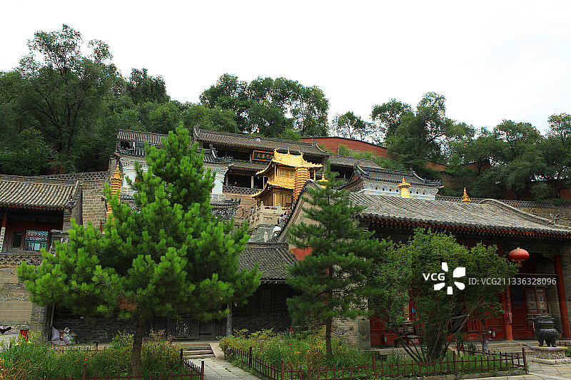 山西忻州五台山图片素材