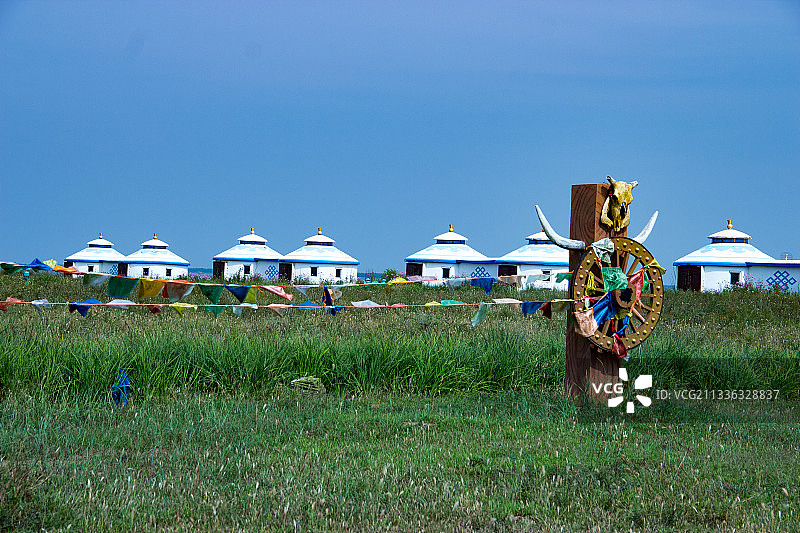 阿木塔蒙古风情岛 大庆图片素材