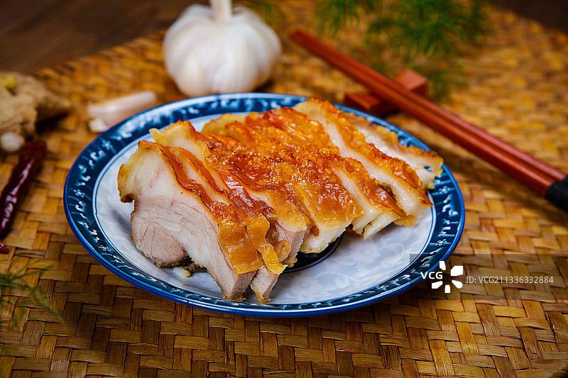 脆皮烧肉图片素材