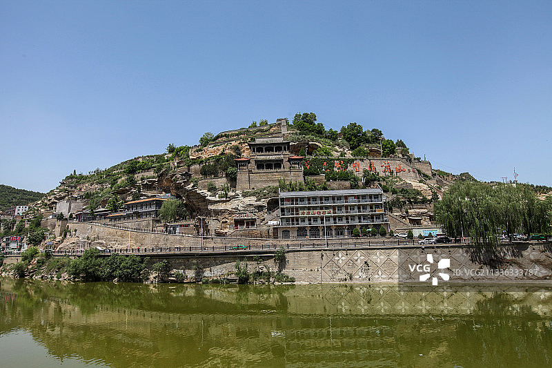 陕西省延安清凉山风光图片素材