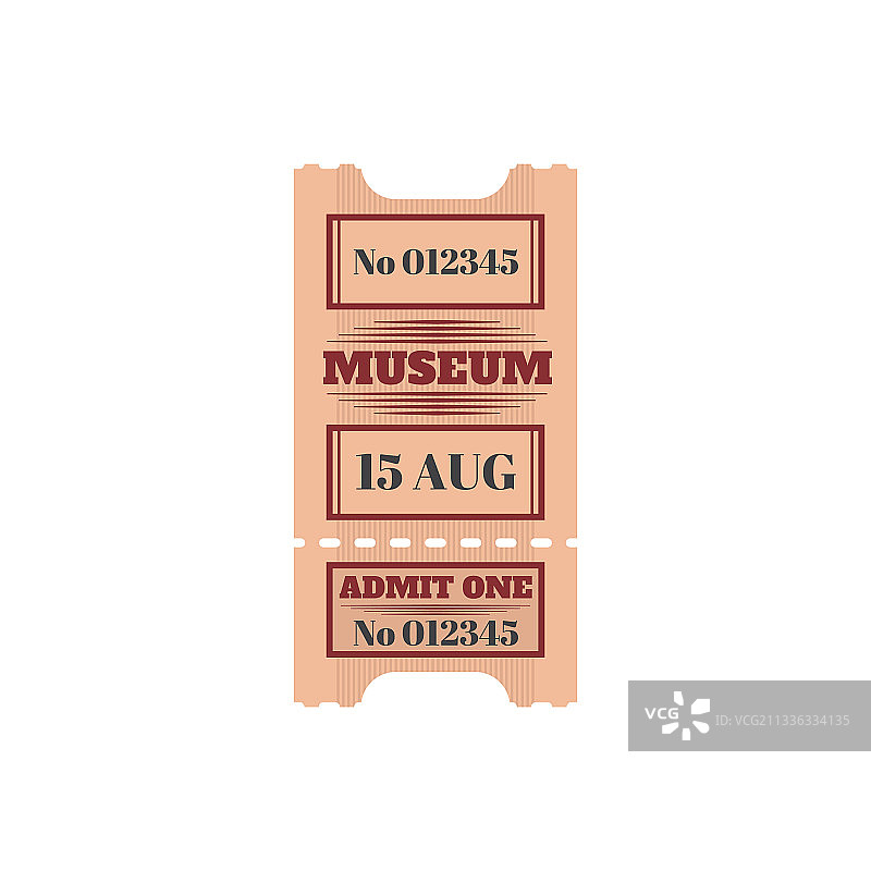 博物馆入场券图片素材