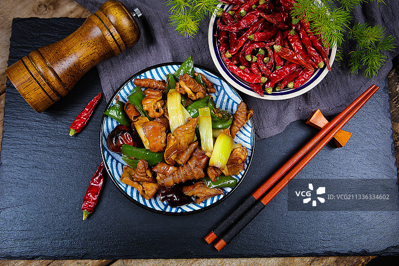 炒肥肠图片素材