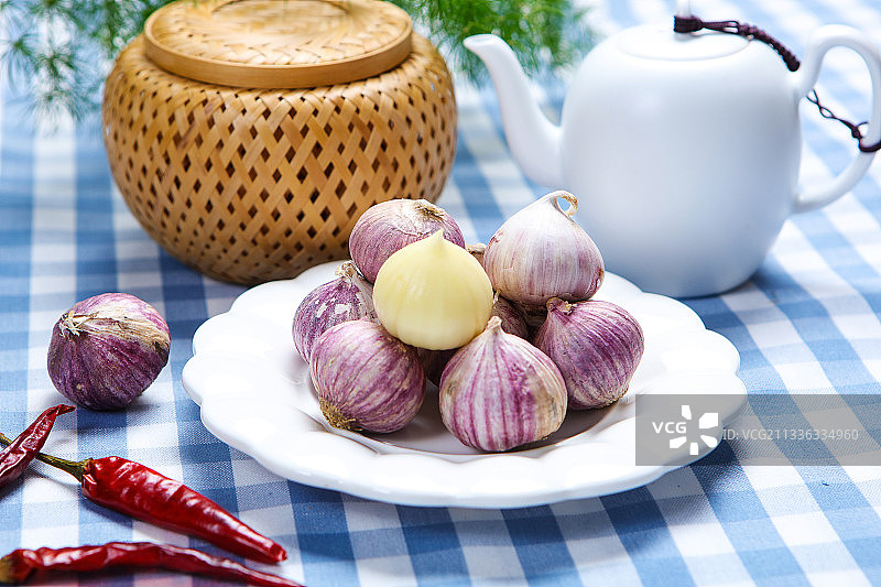 独头蒜图片素材