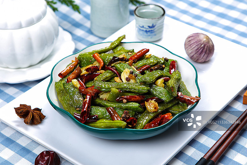 干煸四季豆图片素材