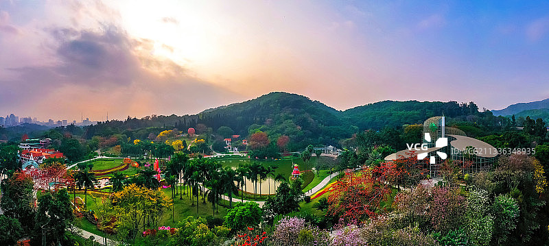 广东省广州云台花园夜景图片素材