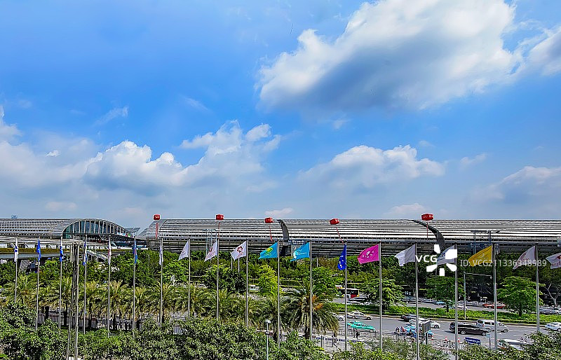 广东省广州琶洲国际会展中心图片素材