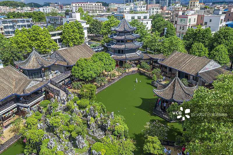 广东省广州余荫山房古建筑图片素材