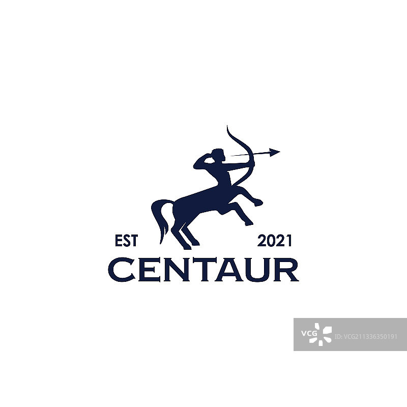 半人马图标Logo设计模板图片素材