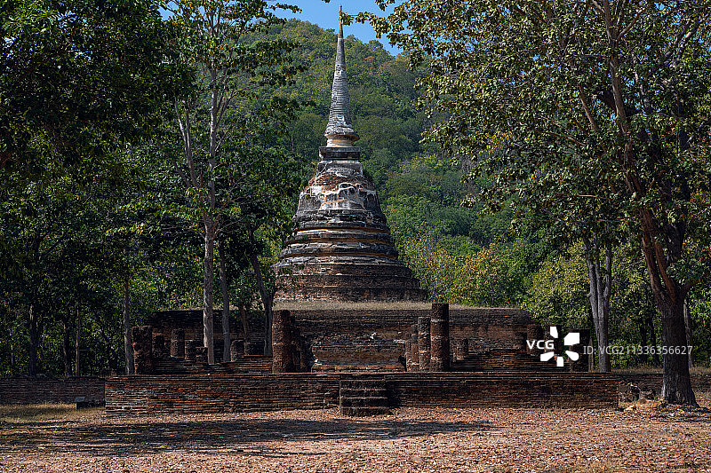 泰国素可泰历史公园景色图片素材
