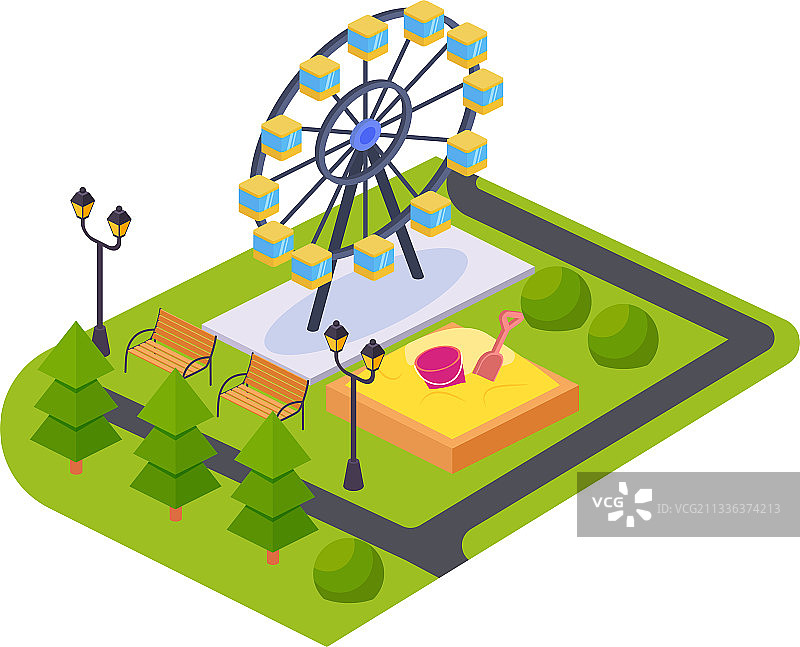 儿童游戏乐园图片素材