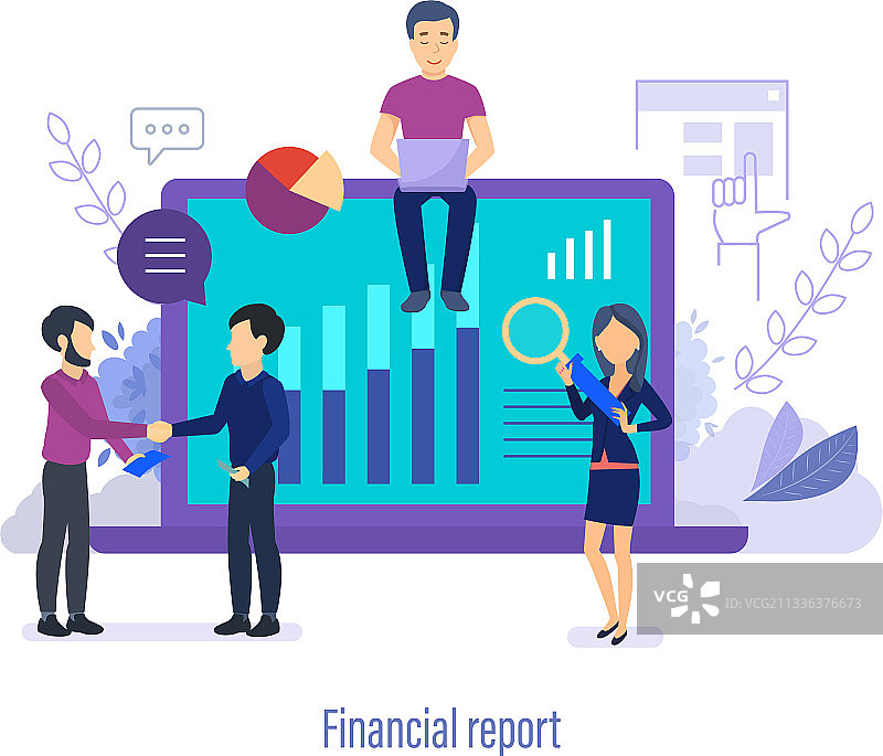 财务报告分析现金业务图片素材