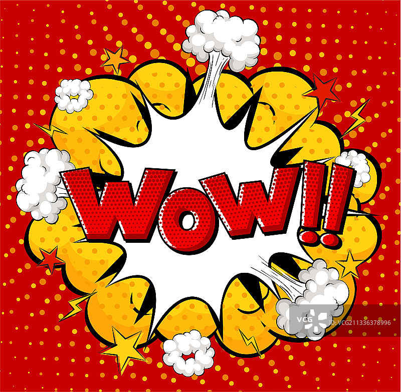 炸弹爆炸背景上的惊喜文字图片素材