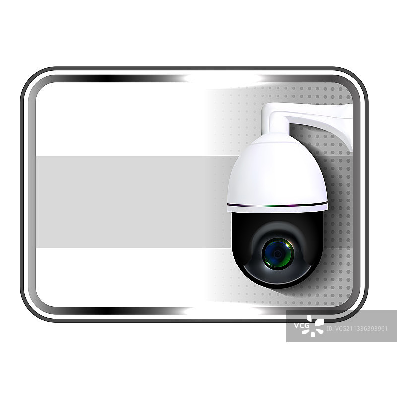 运行中的闭路电视警告铭牌海报图片素材