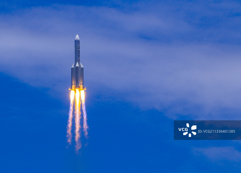 天问一号发射现场图片素材