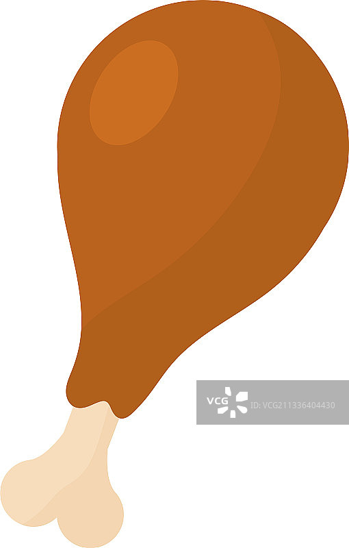 可爱的小鸡腿图片素材