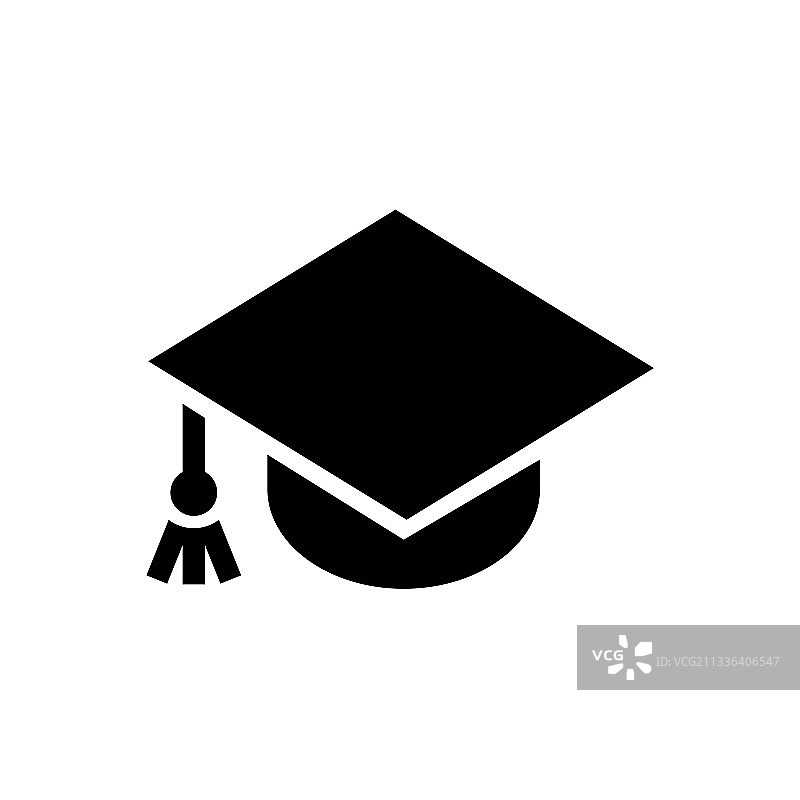 白色背景上的学术教育图标图片素材