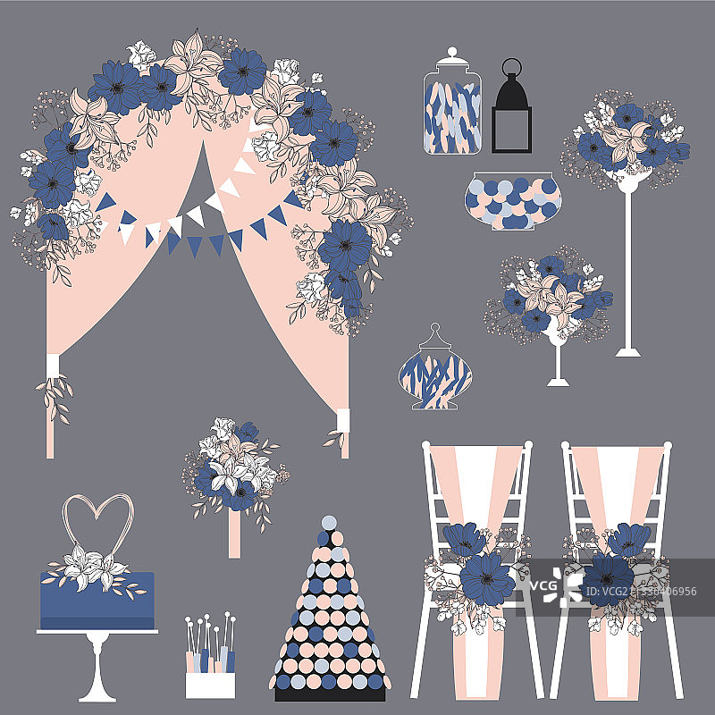 婚礼套装图片素材