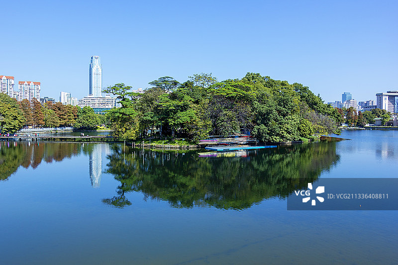 东山湖图片素材