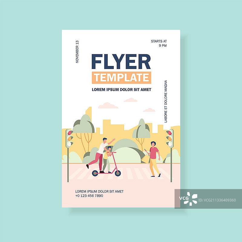 行人违反交通规则图片素材