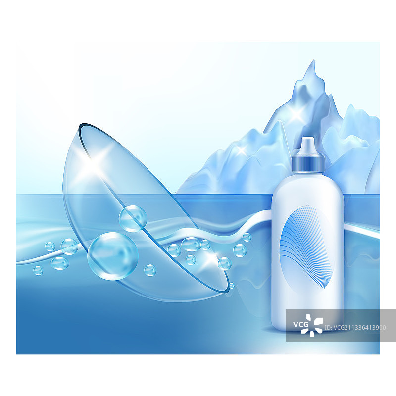 晶莹剔透视觉广告banner图片素材