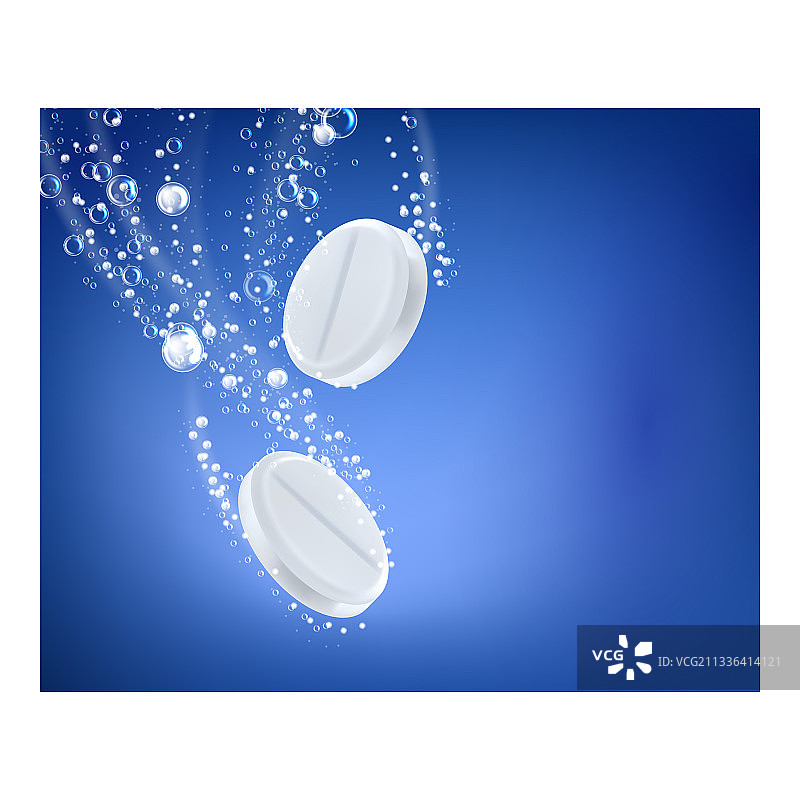 气泡抗酸剂创意宣传海报图片素材