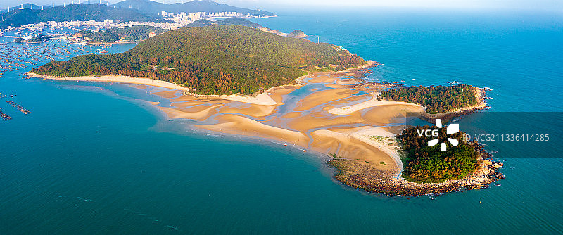 航拍广东阳江海陵岛图片素材