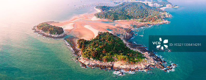 航拍广东阳江海陵岛图片素材